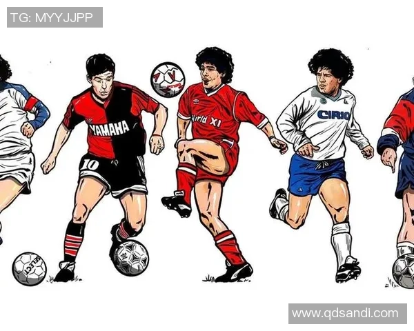 足球明星与日漫风格的完美结合展现独特魅力与激情的创意插画作品